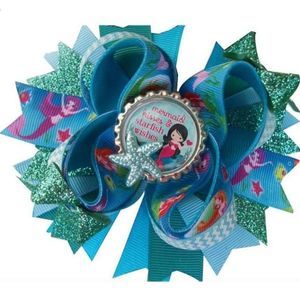 4.5 INCH MERMAID KISSES HAIRBOW